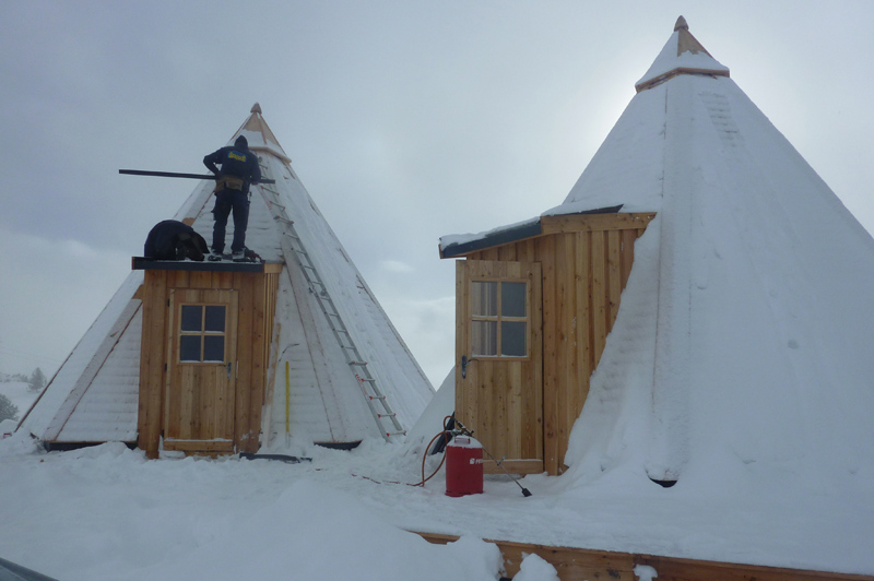 Bauvorhaben Tipis Zillertal Arena