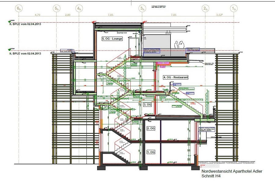 Bauvorhaben Aparthotel Adler Haupthaus